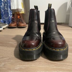 Original Dr. Marten Arcadia Cherry Quad Boots